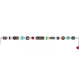 Introducing the Architectural Skinny w/ Rectangles Multi-Color Bracelet from Firefly—a vibrant fair-trade artisan piece expertly handcrafted in Guatemala. This unique bracelet features rectangular and square beads in an array of lively colors and detailed patterns, each intricately designed and joined with silver links. Finished with a small purple charm, every bracelet is inspired by bold architectural lines, showcasing the exceptional craftsmanship of Firefly Jewelry.
